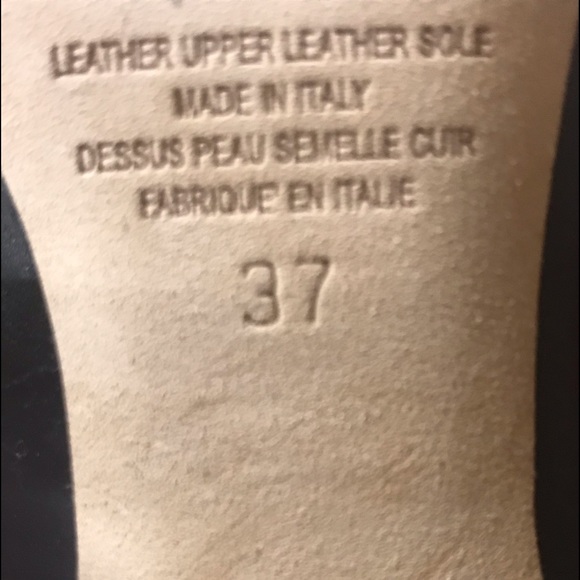 🤩 NWT Cavallini Italian Size 7 Leather Stilettos - Picture 7 of 8